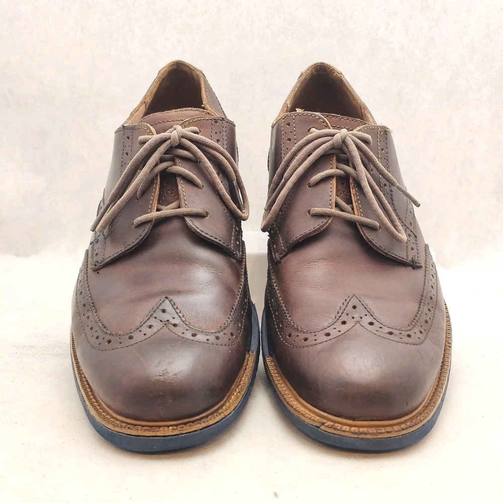 Cole Haan Mens Great Jones Wingtip Oxford Shoes Leather Grand.os C21826 Sz 9‎